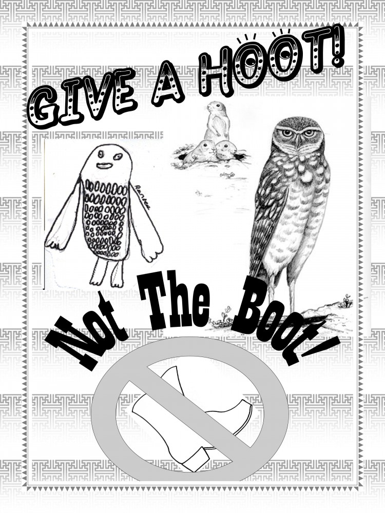 Owl Eviction Protest Sign